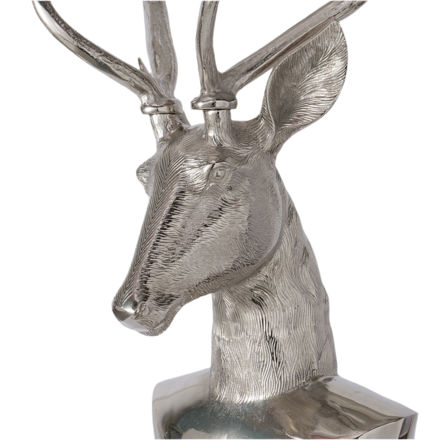 Exklusive Hirsch Garderobe im 2er-Set – Handgefertigte Designstücke aus Aluminium