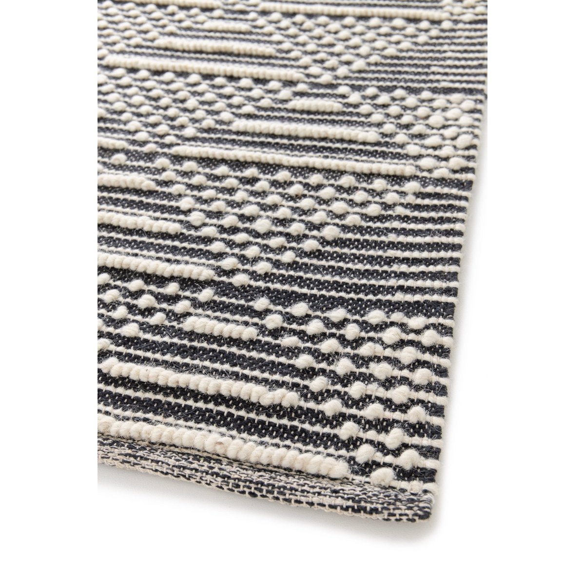 Wolle und Baumwollteppich handgefertigt Oslo