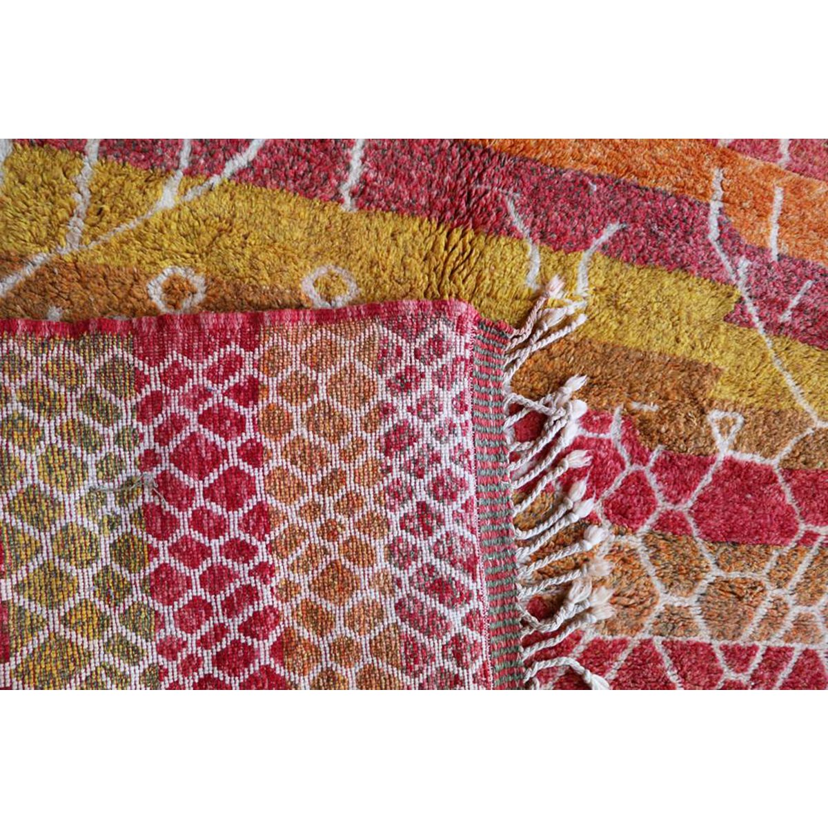 Moroccan Berber carpet pure wool 217 x 302 cm