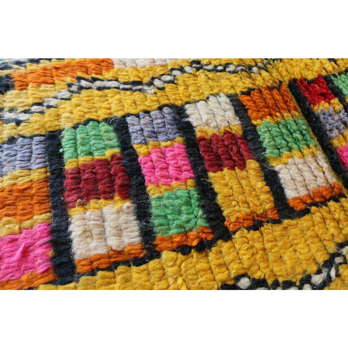 Marokkaans Berber gangtapijt van zuivere wol 66 x 340 cm