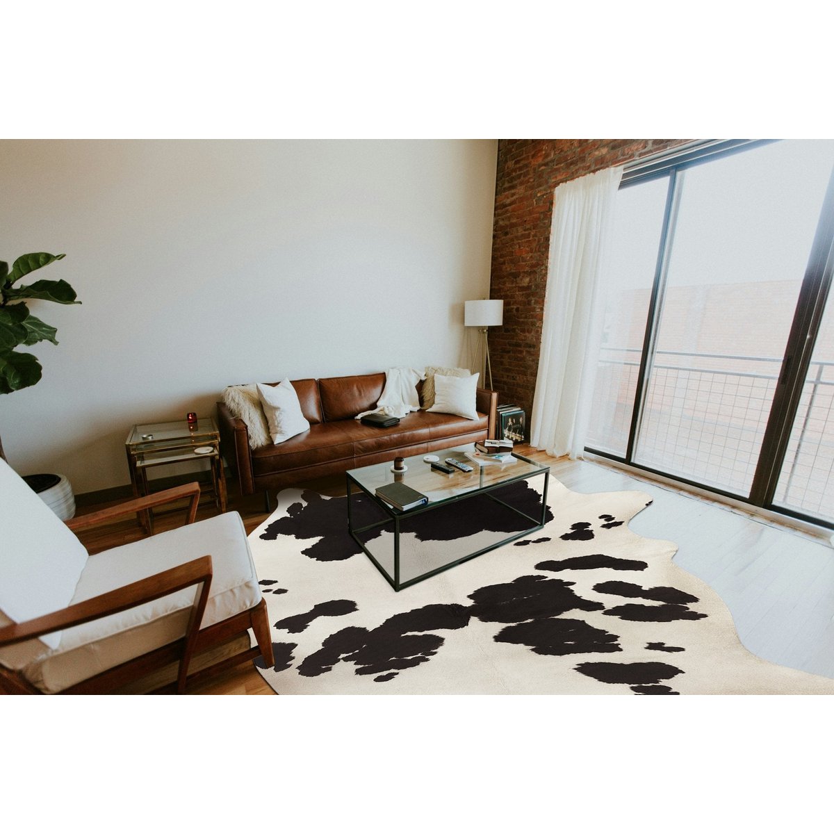 Georgia Kuh Hautteppich