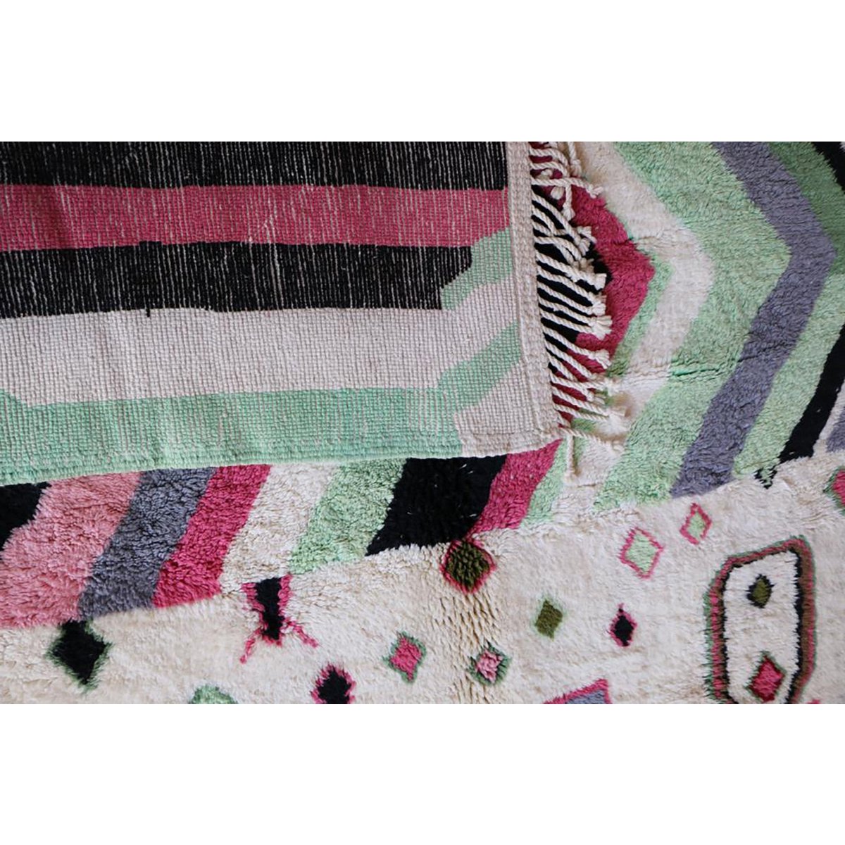 Marokkaner Berber Teppich reine Wolle 203 x 292 cm