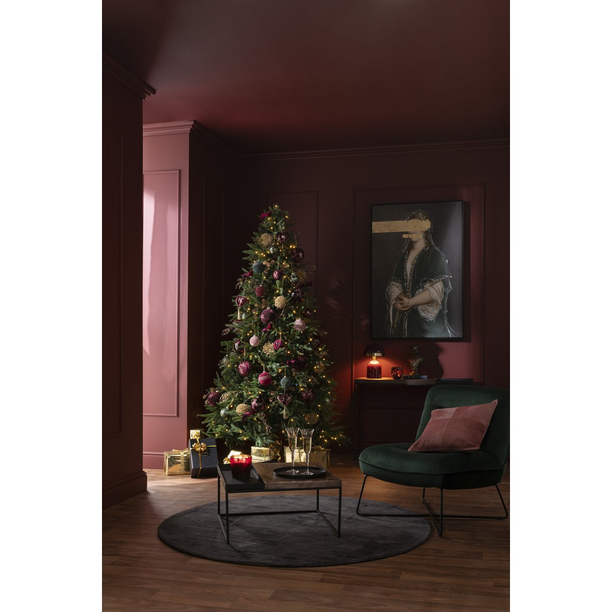 Weihnachtsbaum LED Extra Dicht Kunststoff Grün 225cm Real Optik