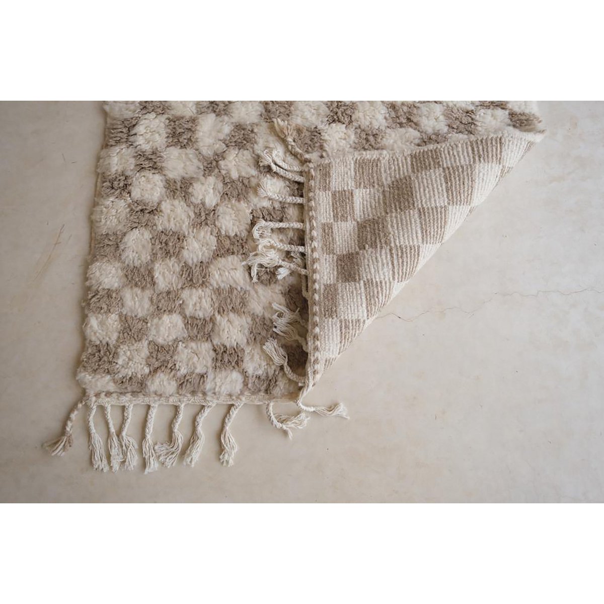 Marokkaner Berber Teppich reine Wolle 106 x 164 cm