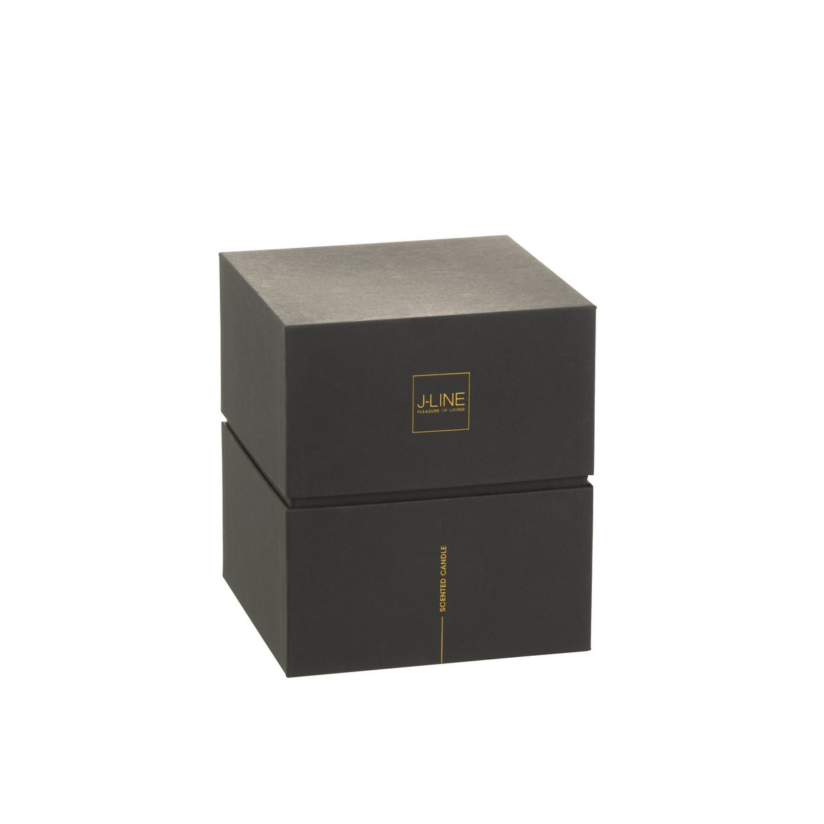 J-Line Duftkerze Luxuria – Cookie Crunch – Glas – Bronze – groß – 80U