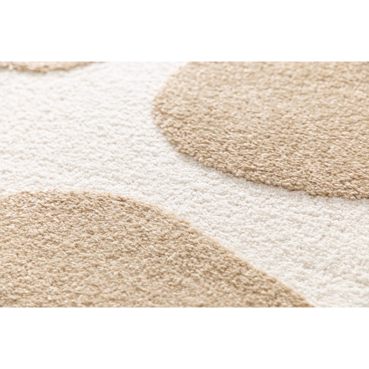 Weicher Teppich mit 3D -Erleichterung Blüte Relief