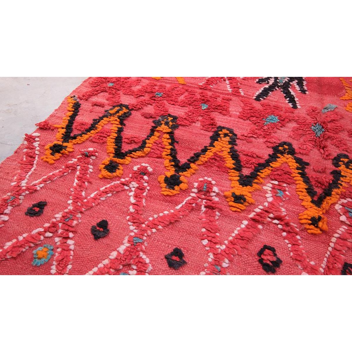 Marokkaanse Berber Kilim tapijt van zuivere wol 177 x 232 cm - verkocht