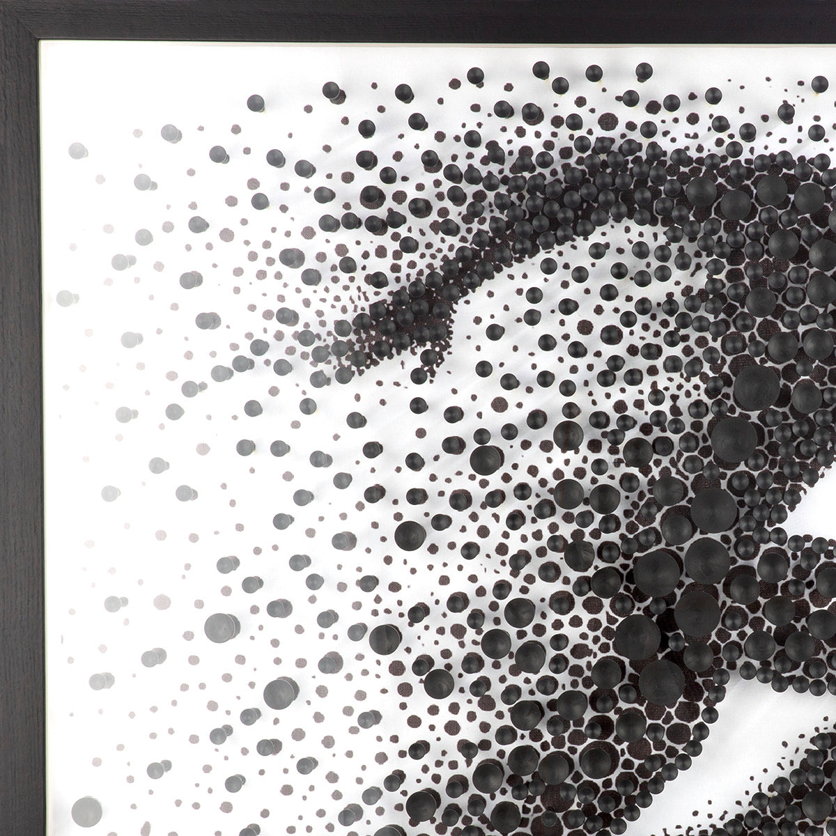 Leinwandbild Sprint Läufer 3D Optik modern quadratisch 80x80 cm