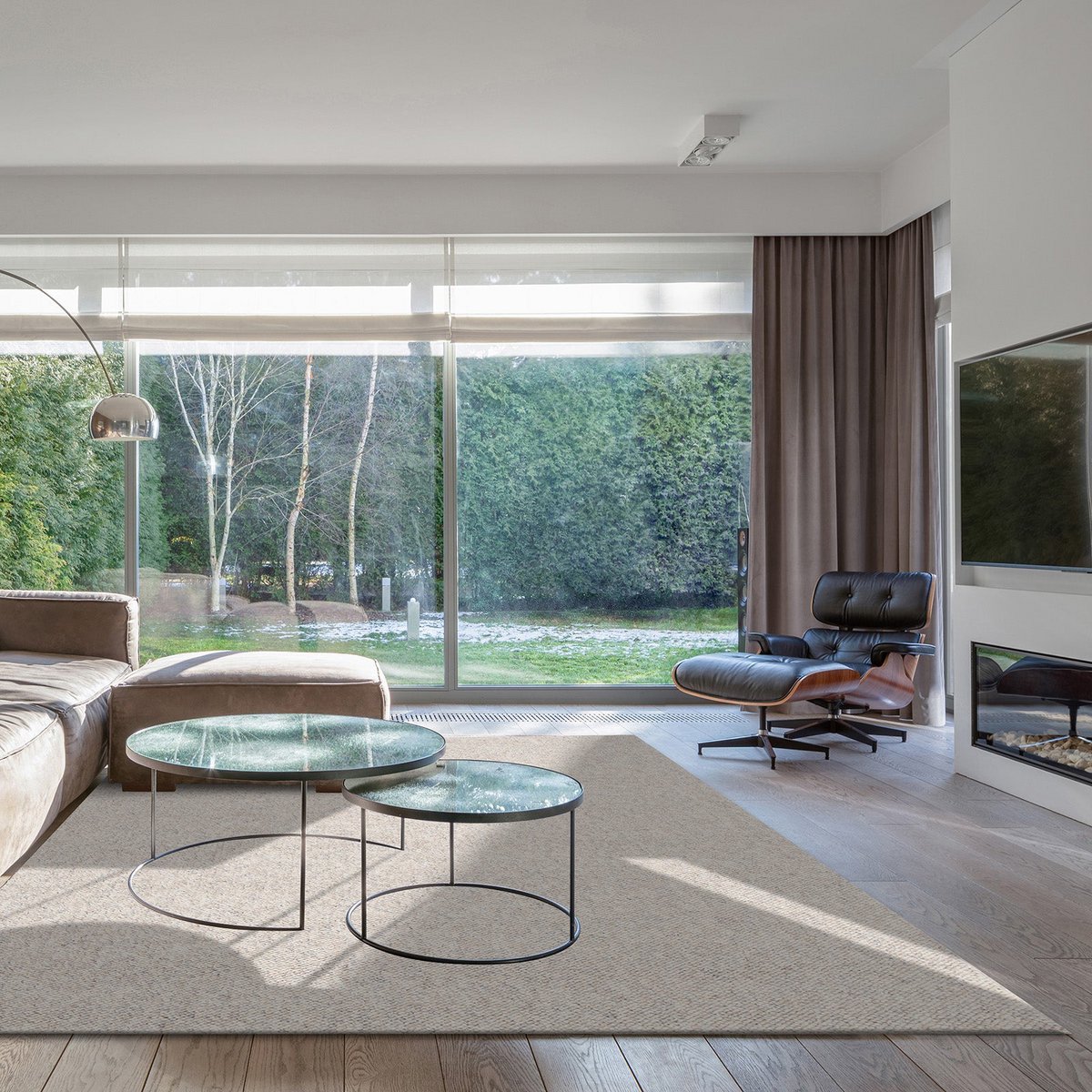 Copped Inner Teppich Wollwaschbares Sandsteinmaschine Maschine