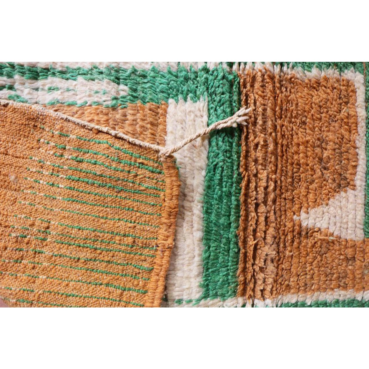 Marokkaner Berberkorridor Teppich reines Woll 84 x 388 cm