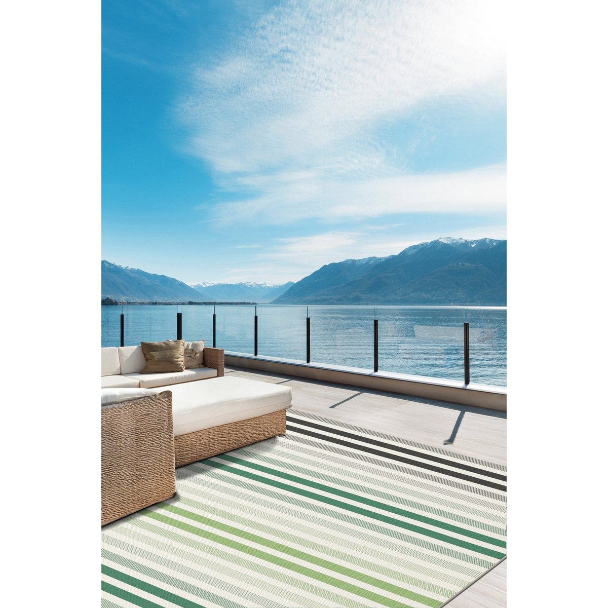 Grafik Teppiche Innen im Freien Kadenz