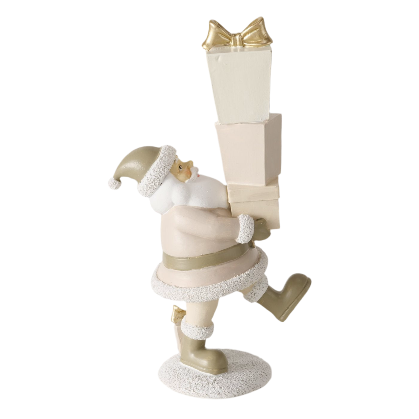 Weihnachtsfigur Aden Weihnachtsmann mit Geschenke Weihnachtsdeko Höhe 23cm