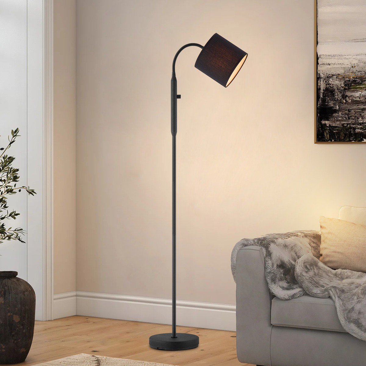 Stehlampe – Stehleselampe – dimmbar