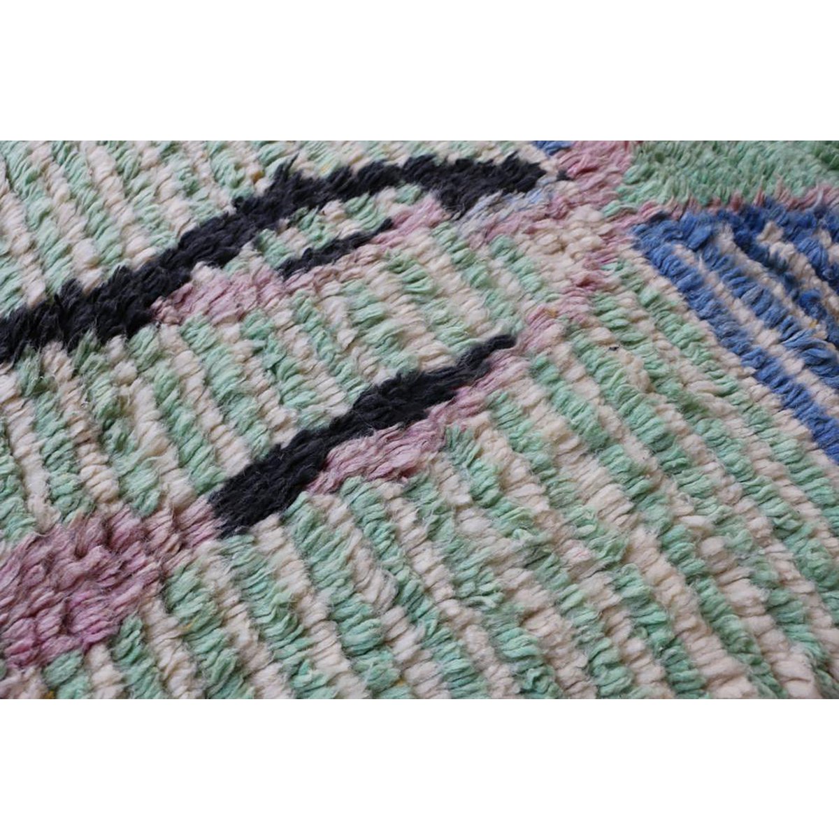 Berber Wolle reiner Spurteppich 70 x 301 cm