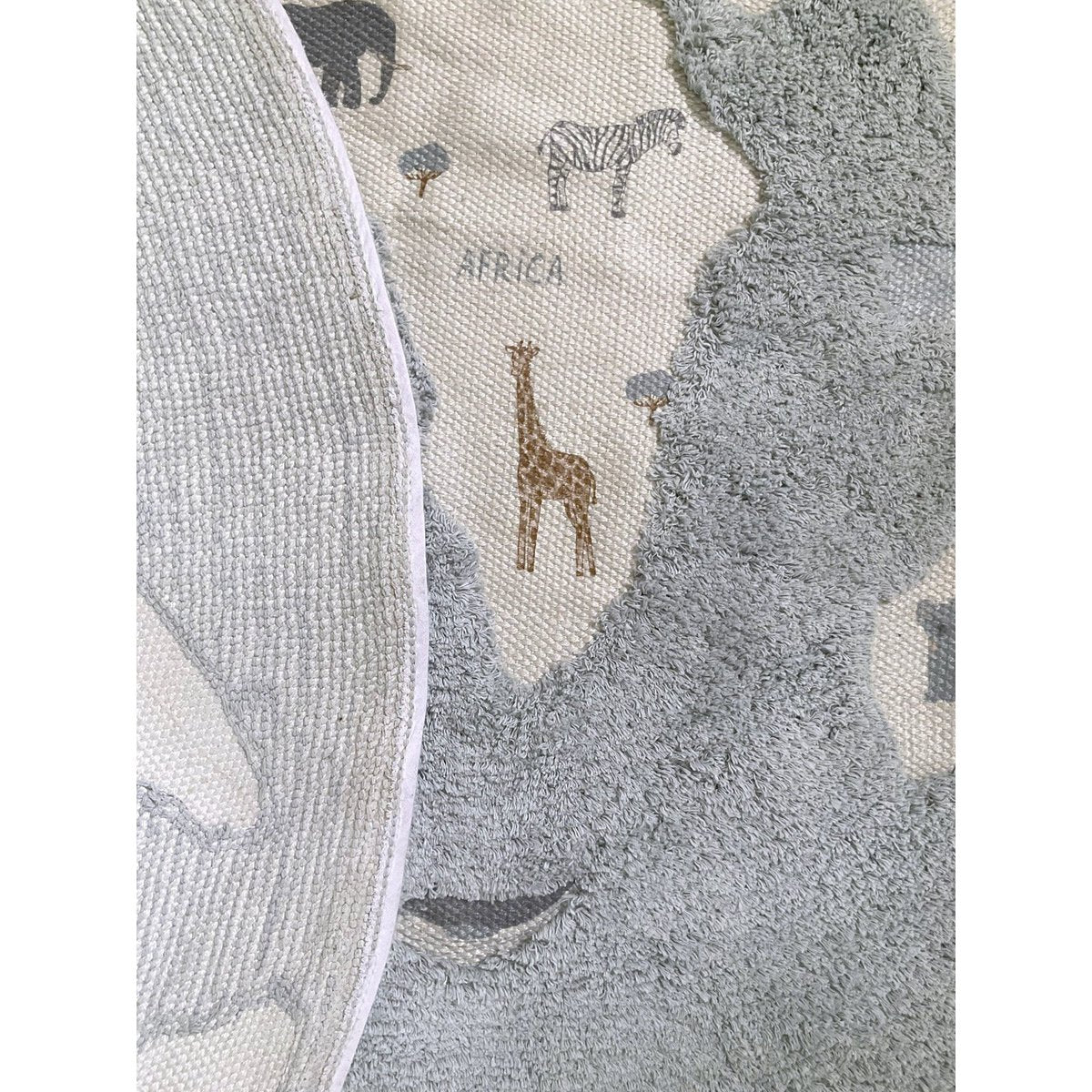 Tapis enfant waschbar MONDE