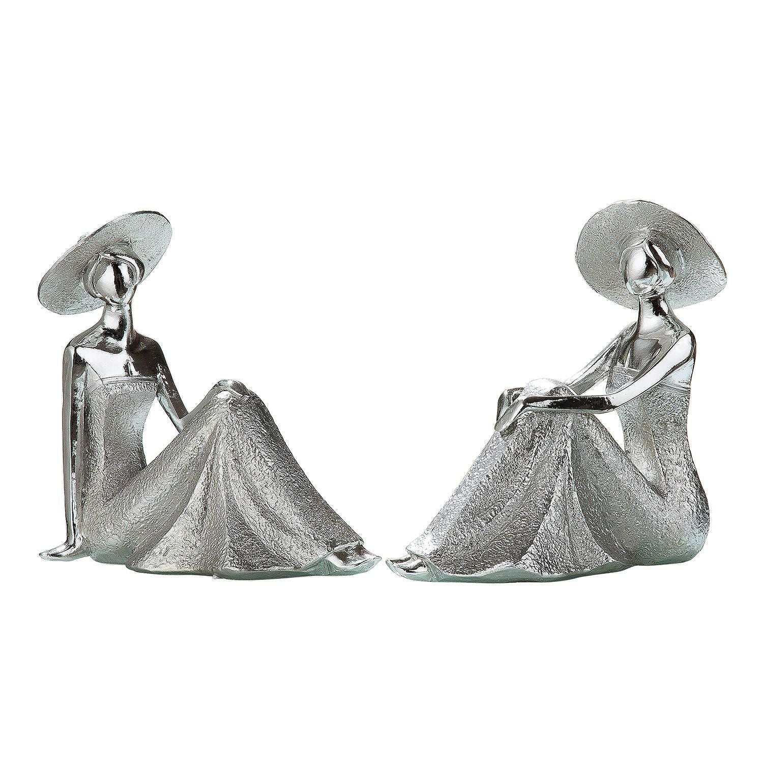 Dekofigur Set Liora Ladies Silber 17 cm
