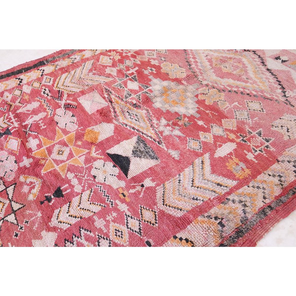 Marokkanischer Berber Teppich in Vintage Wolle 183 x 286 cm - verkauft