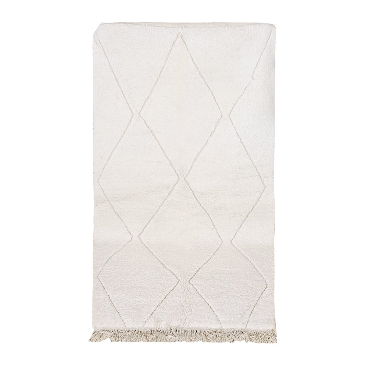 Berberteppich Beni Ouarain reine Wolle 153 x 264 cm