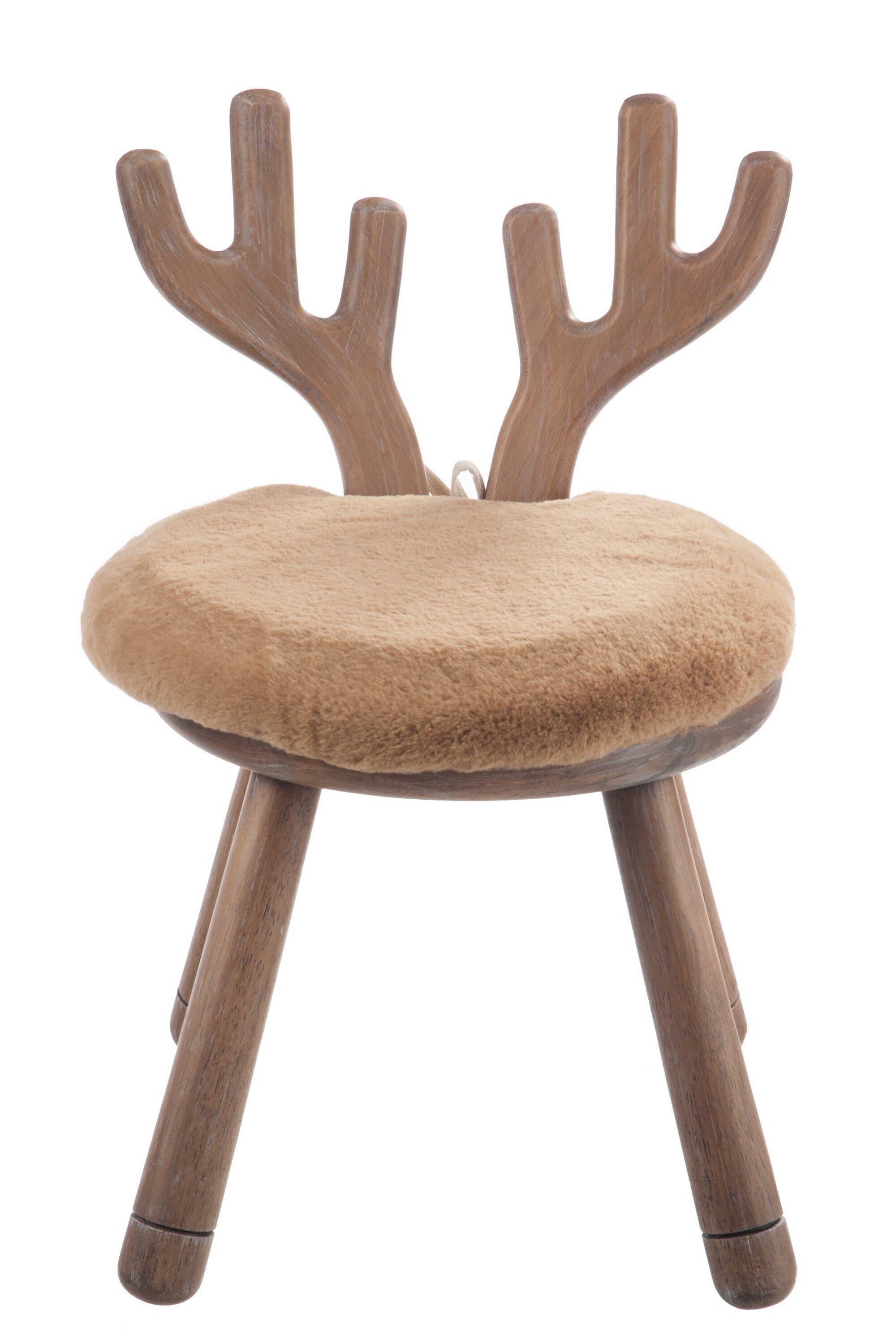 Rentier Kinderstuhl Holz Naturell 56cm Weihnachten