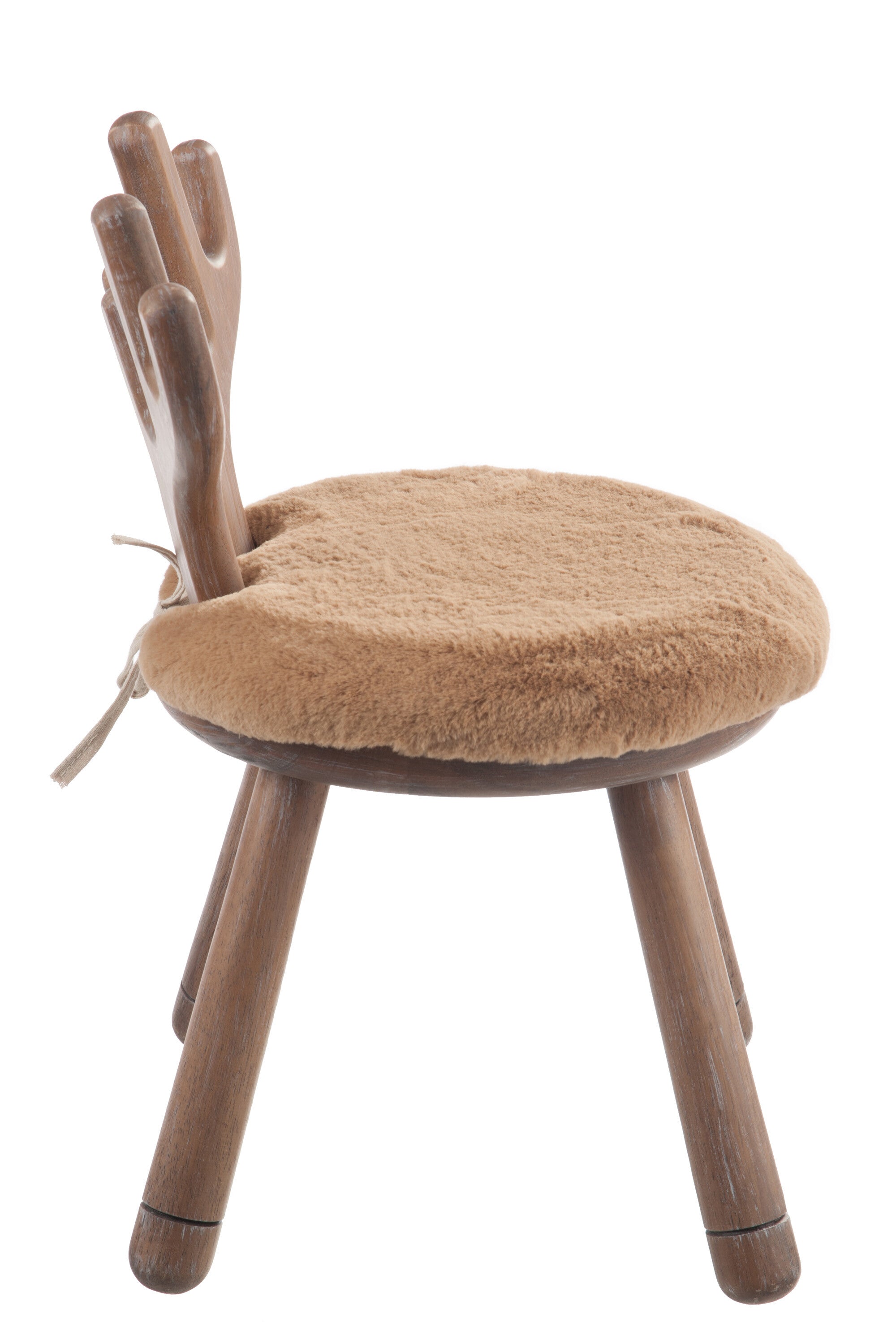 Rentier Kinderstuhl Holz Naturell 56cm Weihnachten