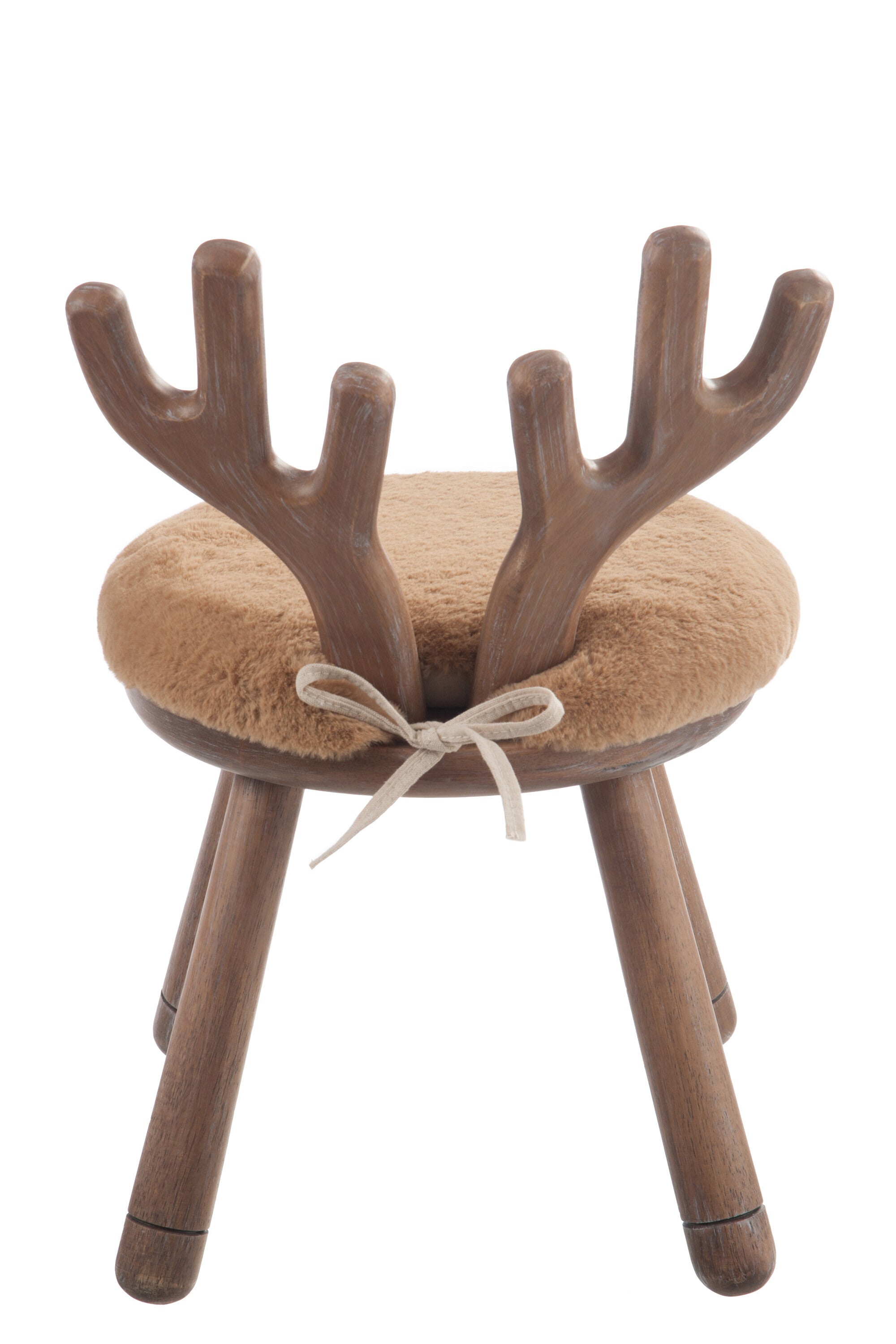 Rentier Kinderstuhl Holz Naturell 56cm Weihnachten