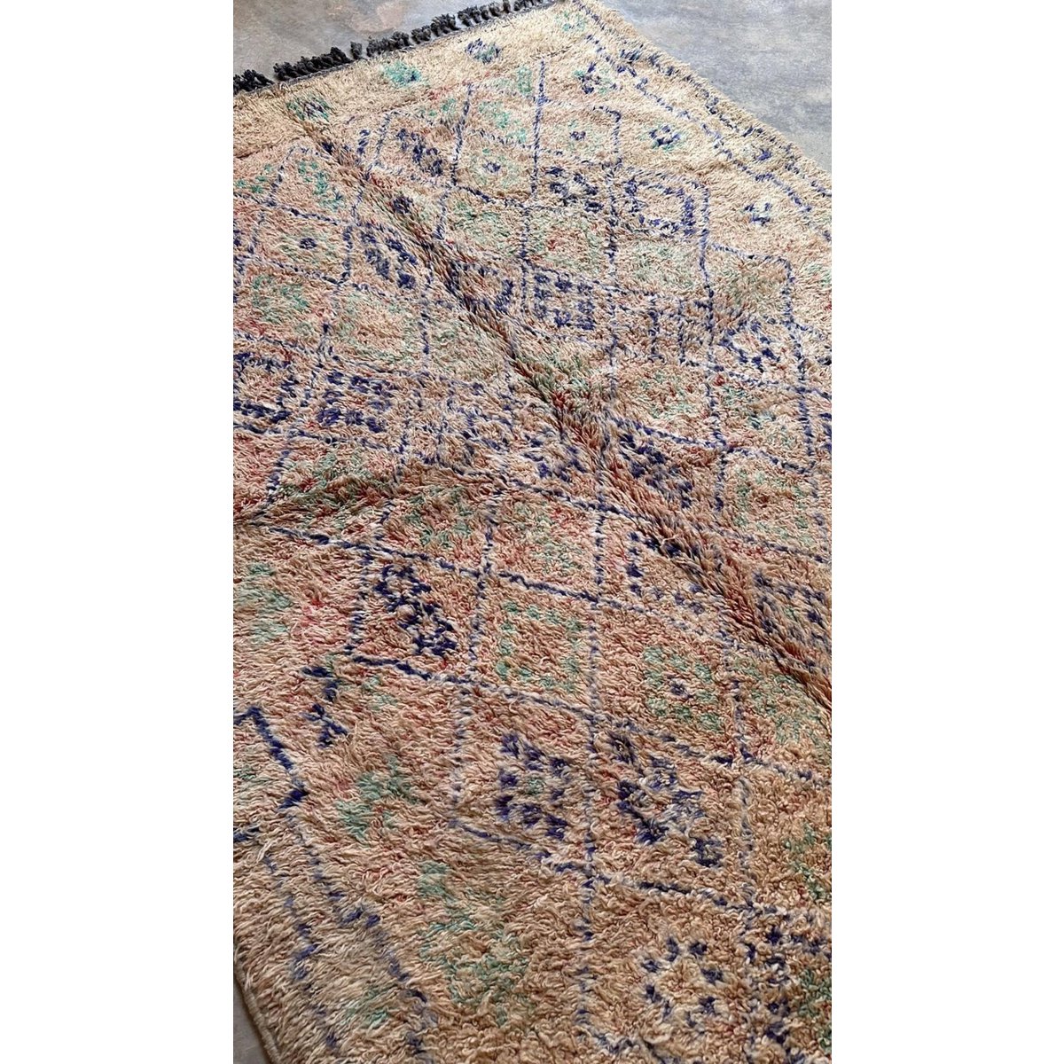 Marokkanischer Berber Teppich reine Wolle 180 x 363 cm