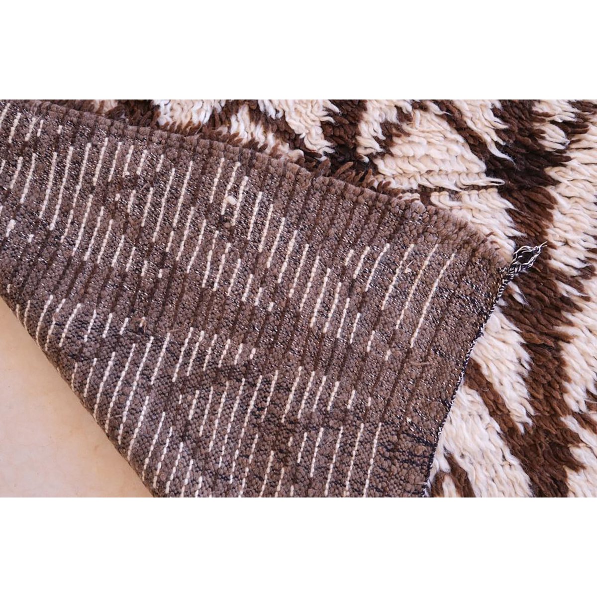 Marokkaner Berber Teppich reiner Wolle 111 x 269 cm