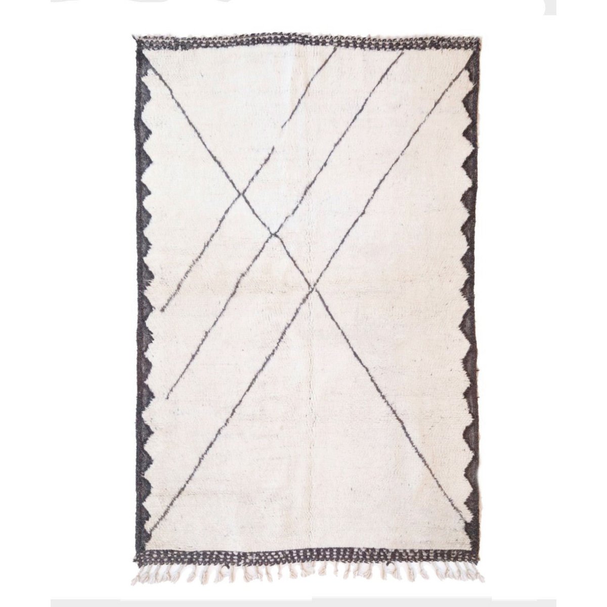 Marokkaner Berber Teppich reines Woll 168 x 261 cm