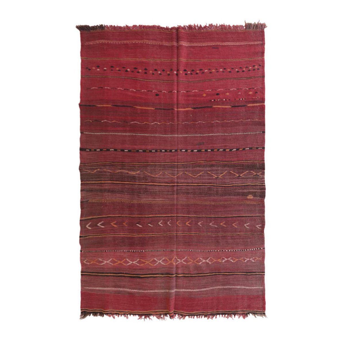 Marokkaner Berber Kilim Teppich reines Woll 157 x 217 cm