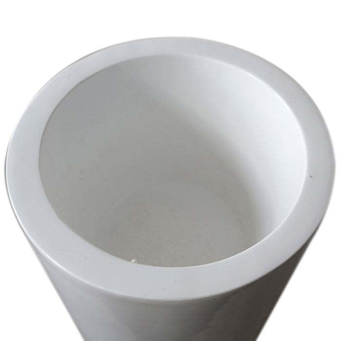 Übertopf Konus XXL moderner Pflanzkübel weiß 90cm oder 117cm