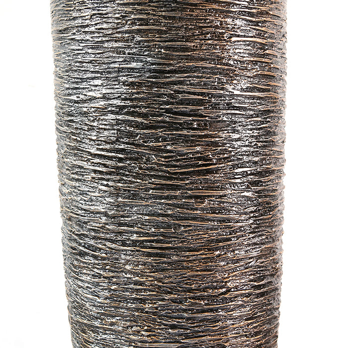 Übertopf Valtero XXL bronzefarben aus Fiberglas und Magnesia 76cm oder 90cm