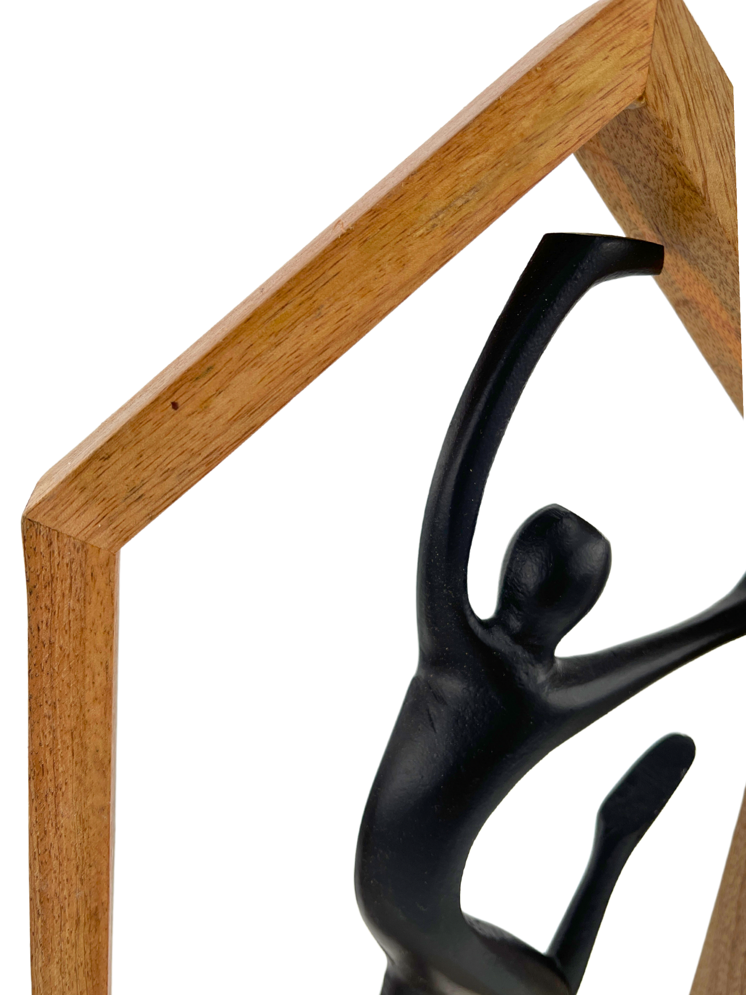 Heimtanz – Elegante Figur im Rahmen Höhe 39.5cm