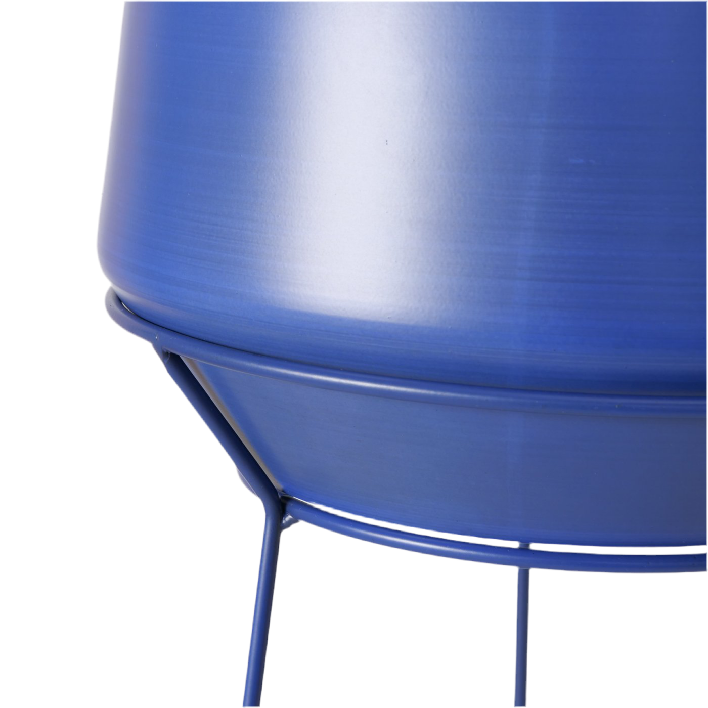 Blumentopf Set Colora 2tlg Modern Metall Blau Grün