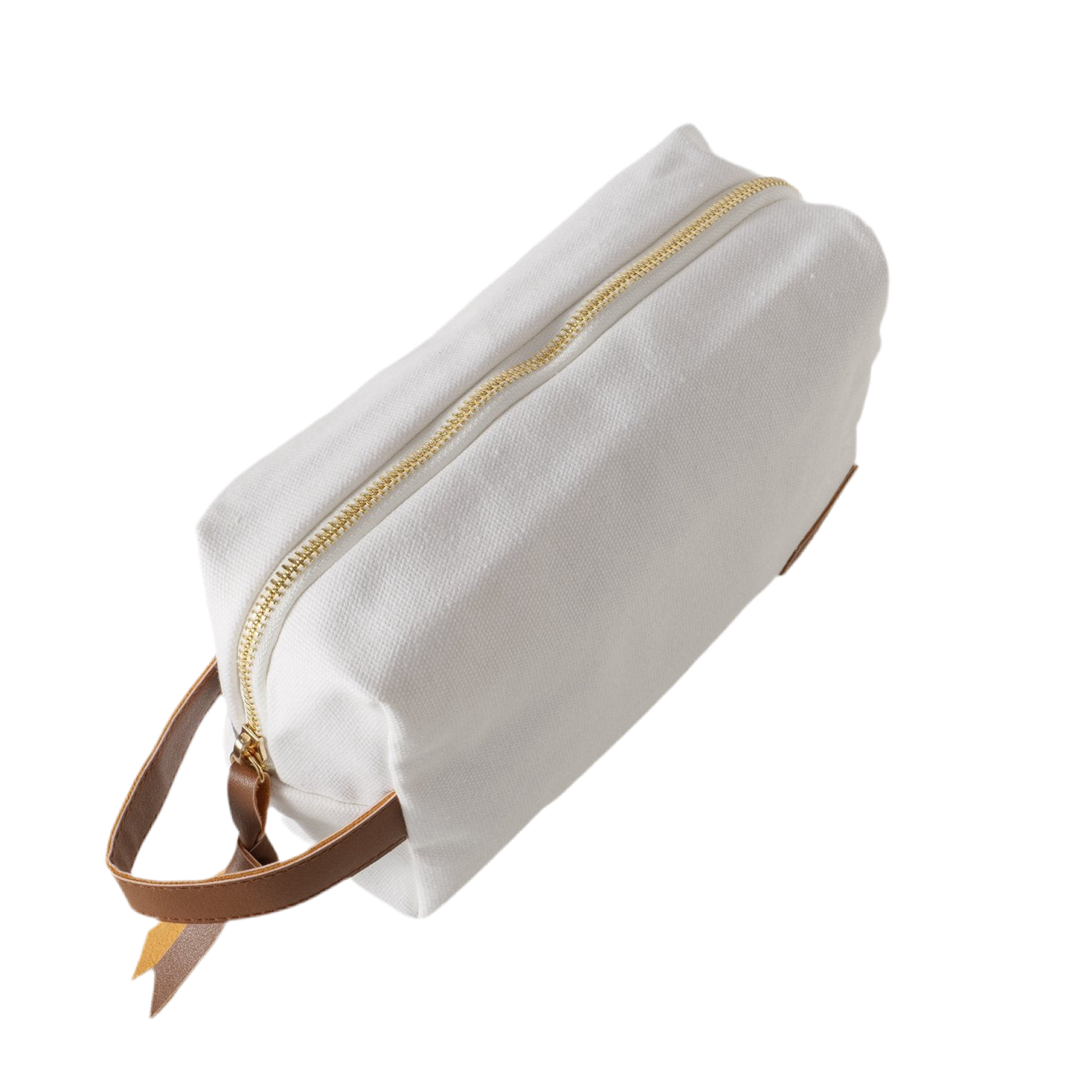 Kosmetiktasche Travel Paris Cremeweiß Baumwolle