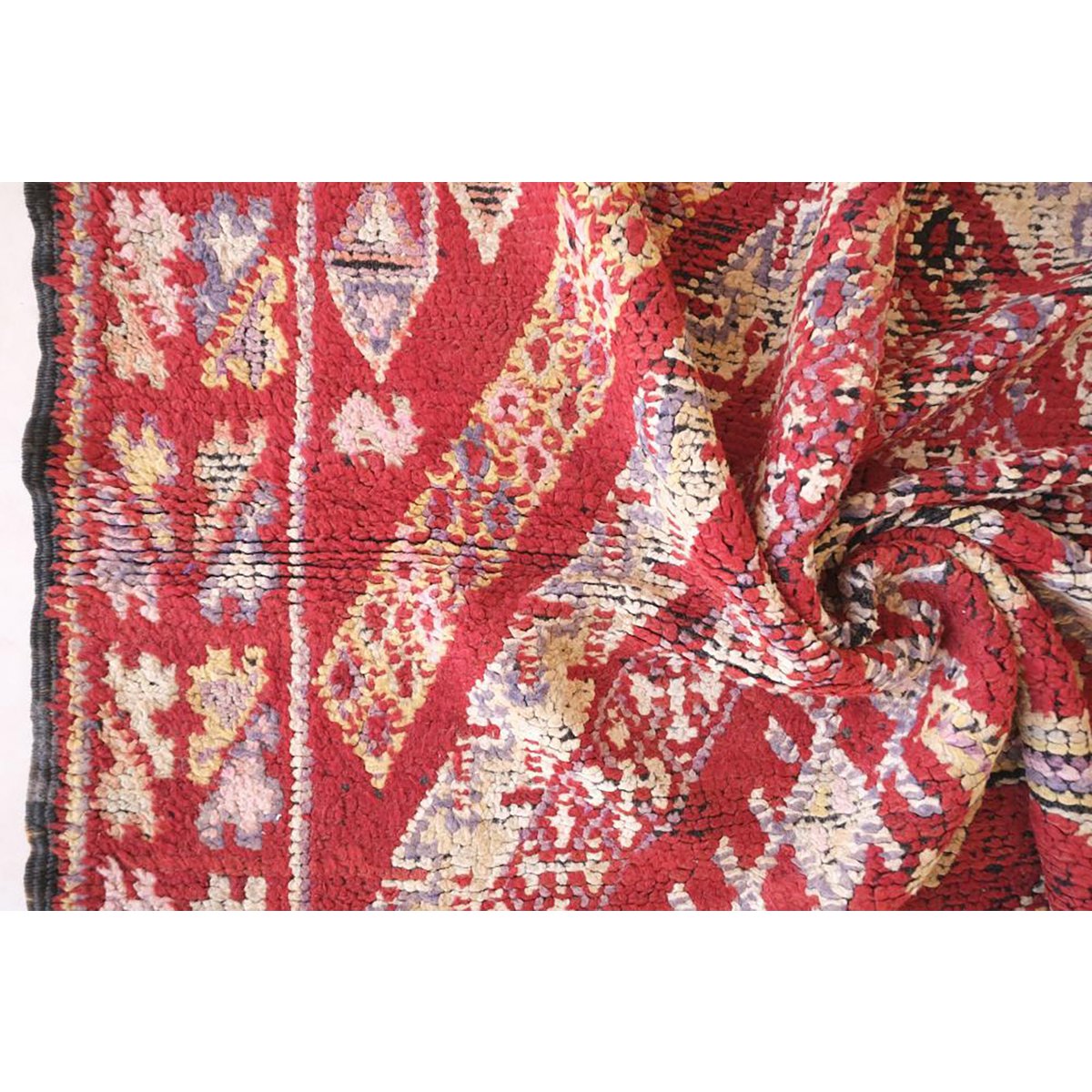 Marokkaans Berberkleed van vintage wol 175 x 180 cm