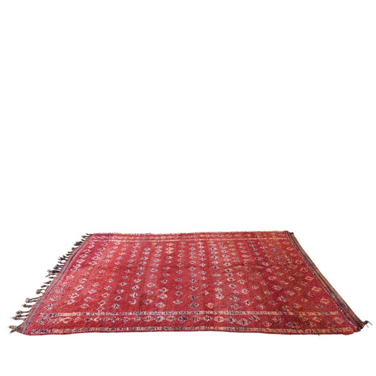 Berber Wolle Teppich gewebt Vintage Hand 169 x 258 cm