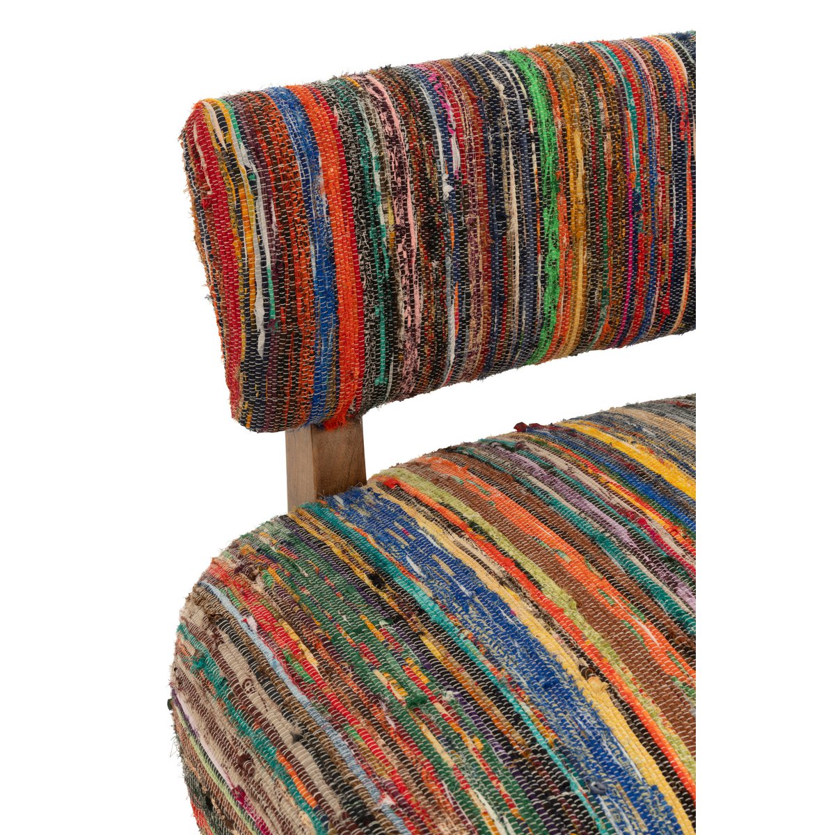 J-Line Sofa 2 Personen Chindi Holz/Textil-Mix