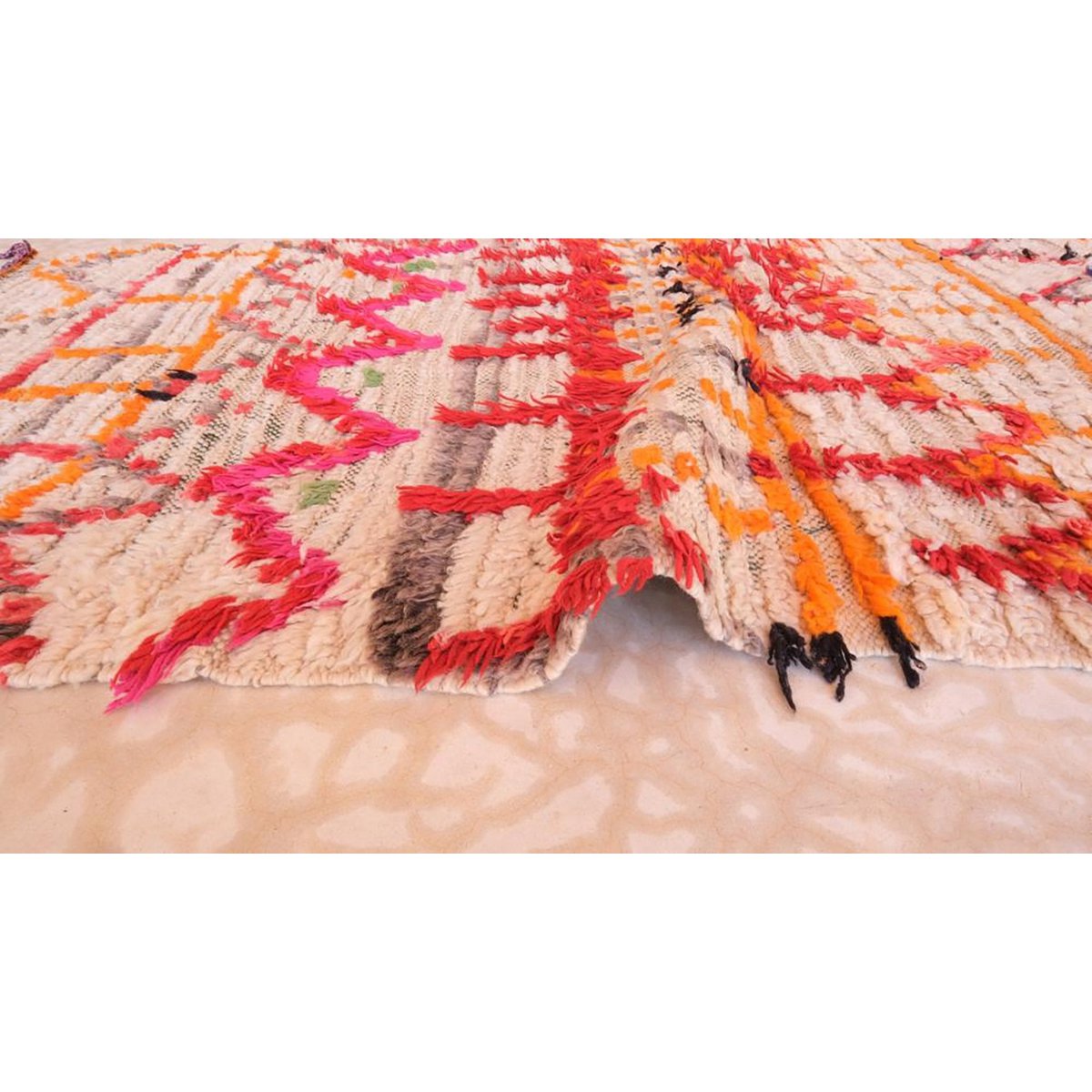 Marokkanischer Berber Teppich reine Wolle 80 x 186 cm