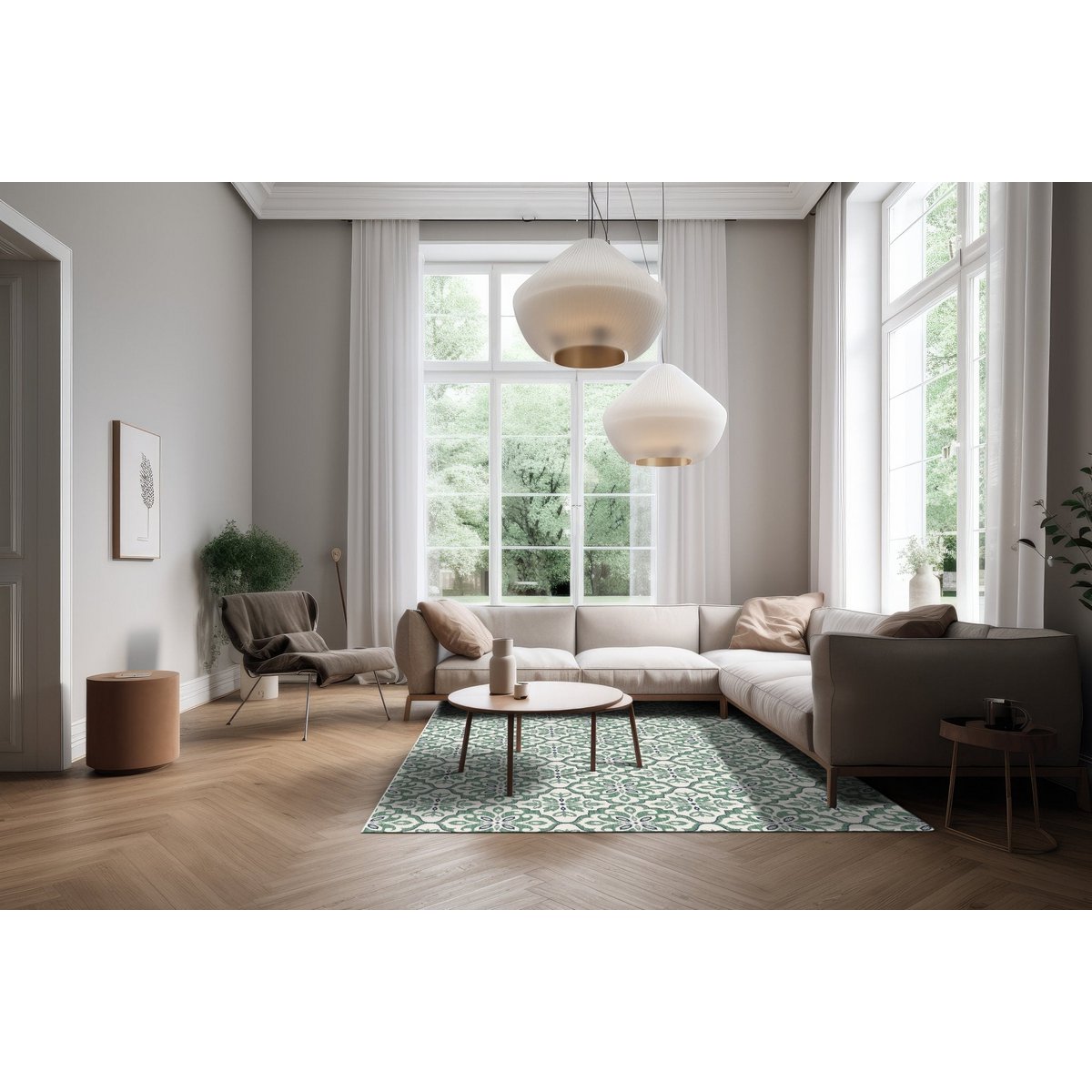 Sintra -Flecken resistent außen Innenarchitektur Teppich