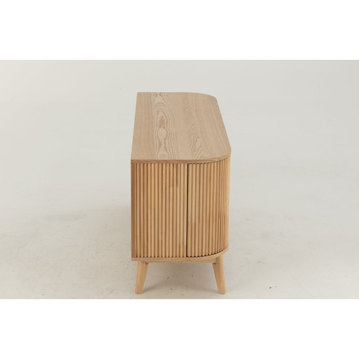 J-Line-Kabinettsrunde MDF/Dennenhout Naturel Small