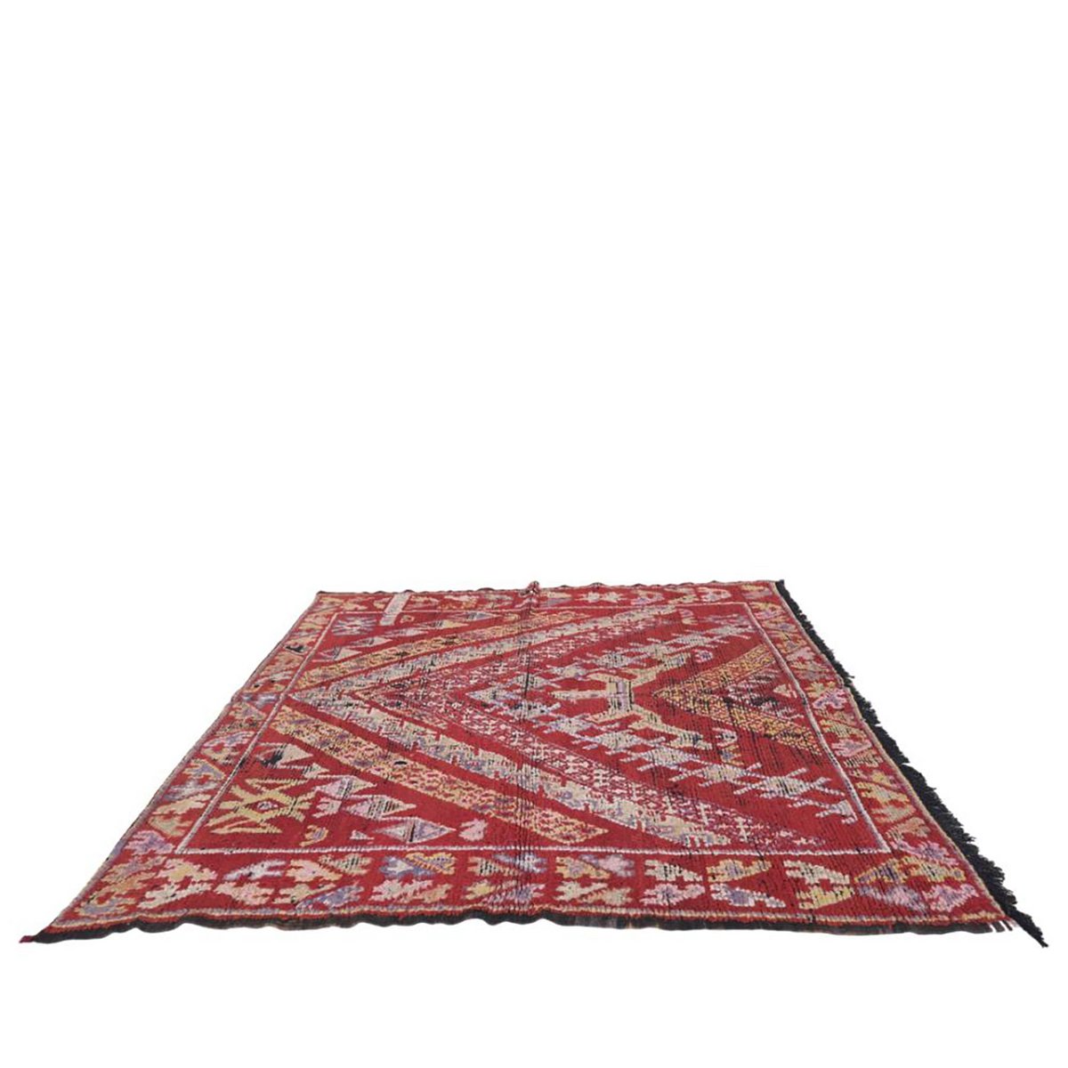 Marokkaans Berberkleed van vintage wol 175 x 180 cm