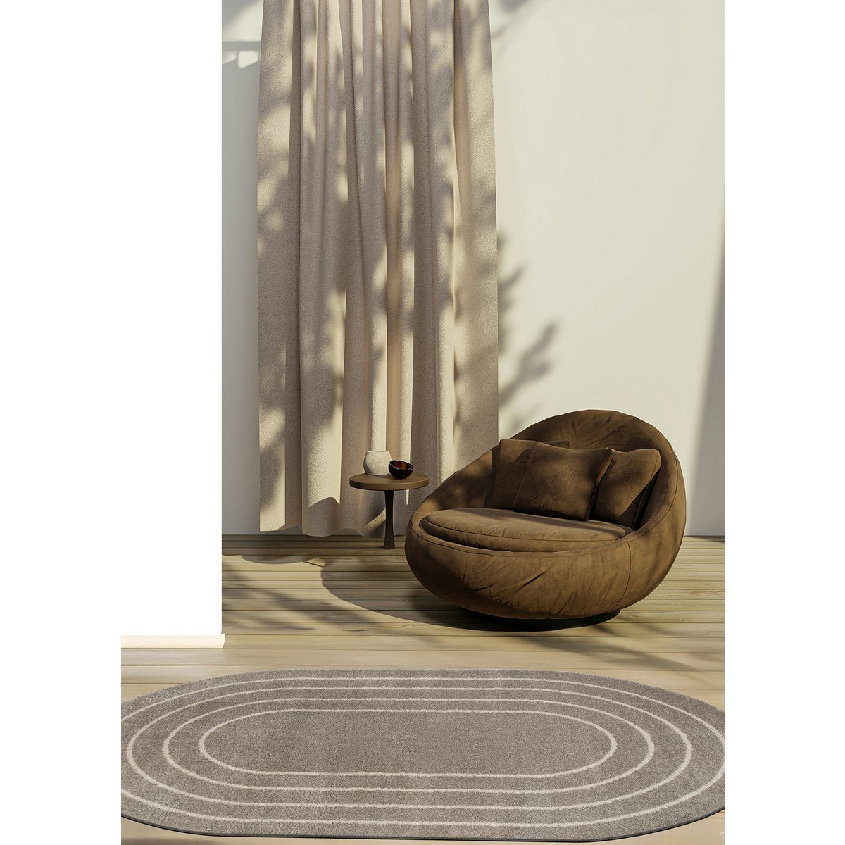 Süßer Innenteppich in recyceltem Polyester Calypso