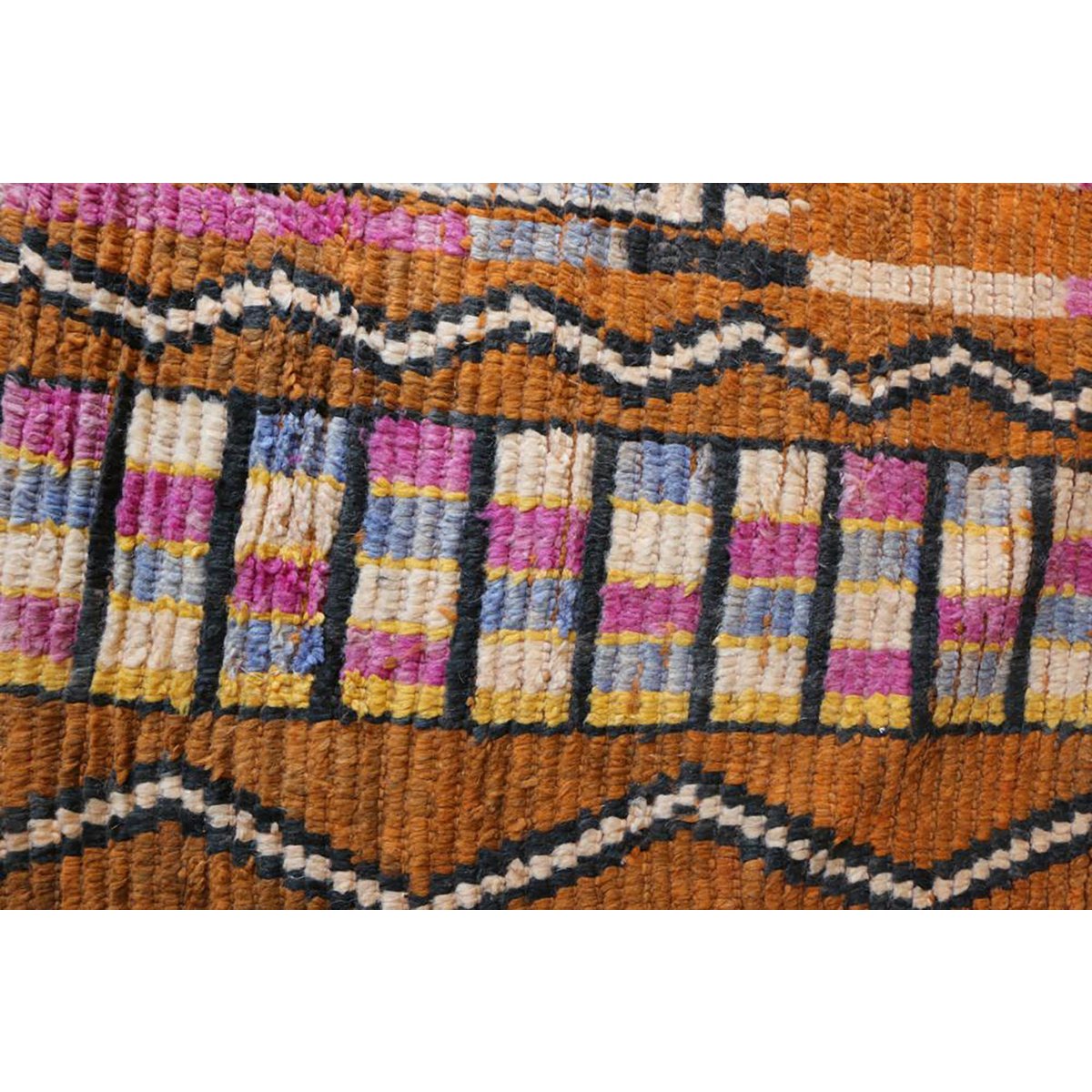 Berber Wolle reiner Spurteppich 74 x 596 cm