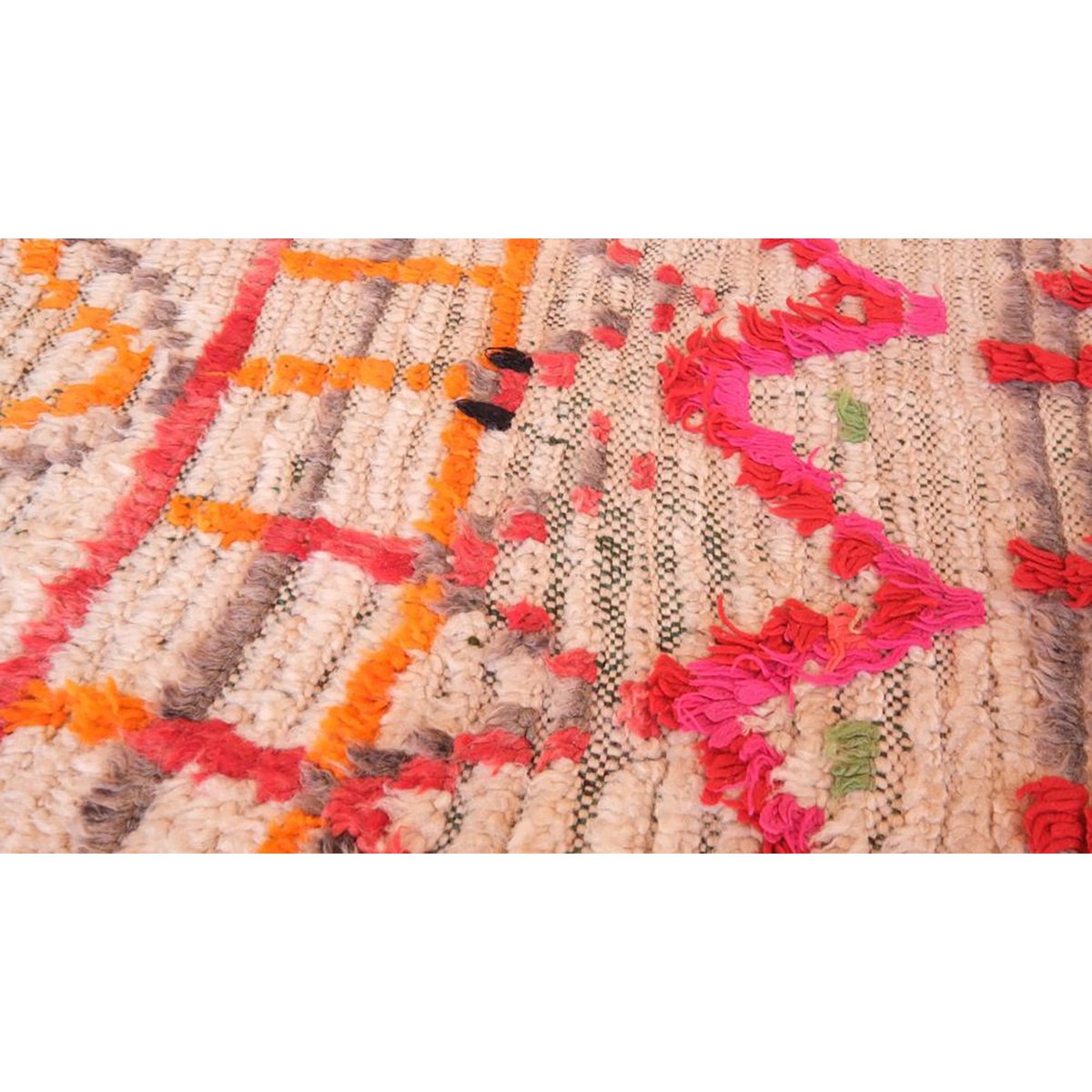 Marokkanischer Berber Teppich reine Wolle 80 x 186 cm