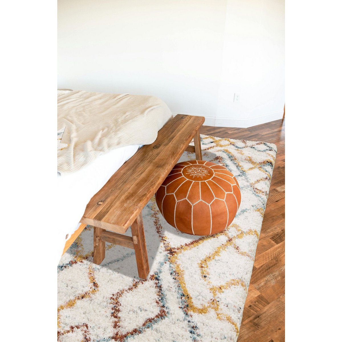 Weiche und voluminöse ethnische zottelige Teppiche Djemaaaaa