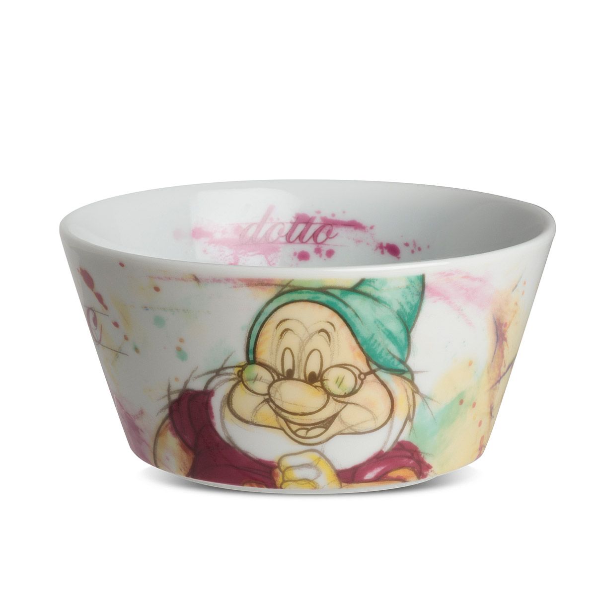 Disney 7 Zwerge Porzellanschüsseln 4er-Set, 13,5 cm Durchmesser, in Geschenkverpackung