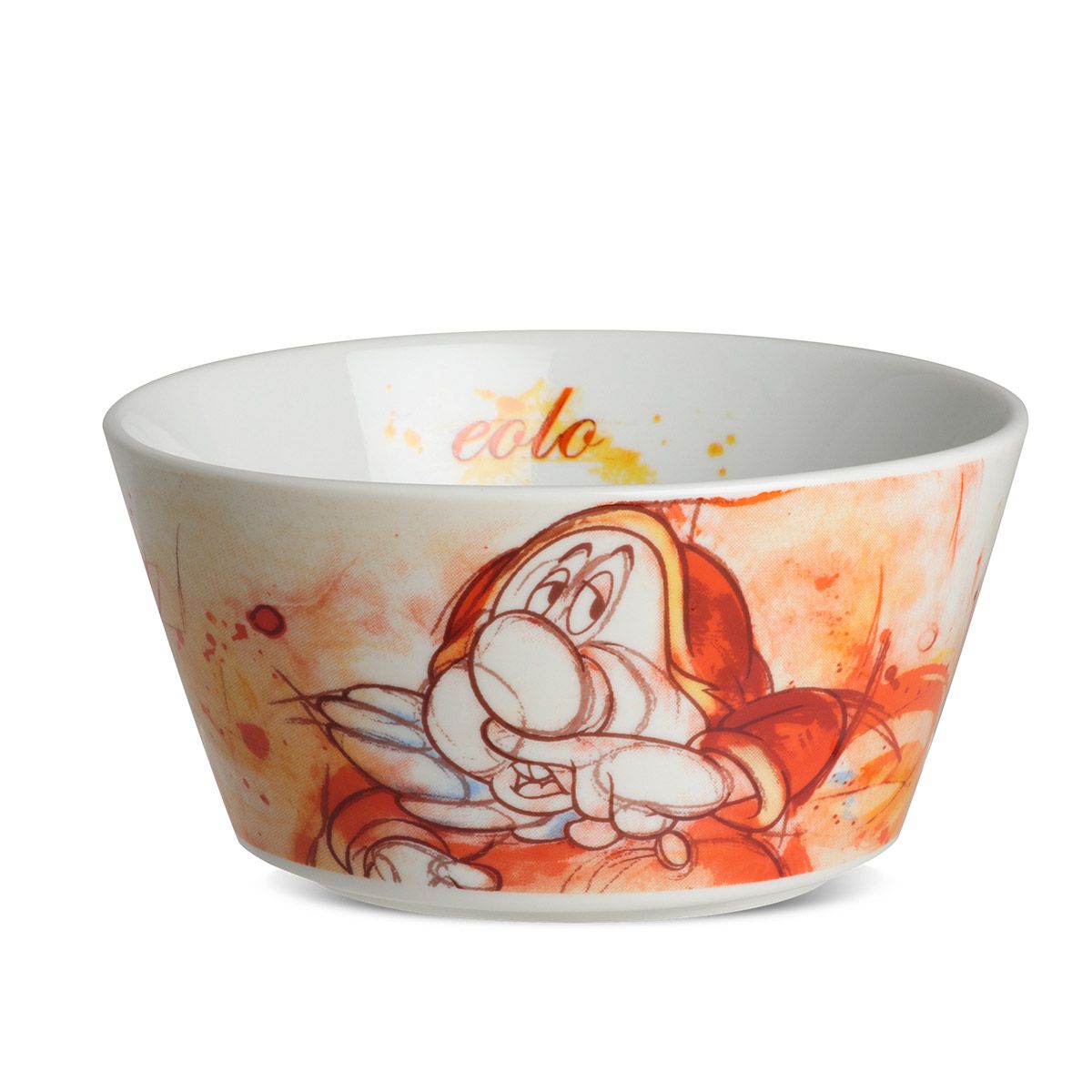 Disney 7 Zwerge Porzellanschüsseln 4er-Set, 13,5 cm Durchmesser, in Geschenkverpackung