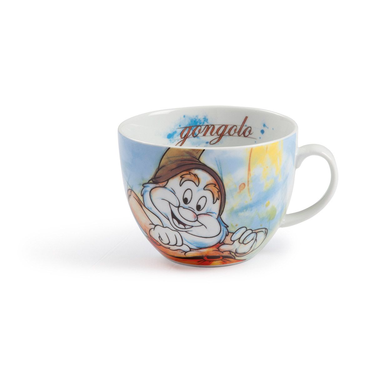 Disney 7 Zwerge 3er Cappuccinotassen Set, Porzellan in Geschenkverpackung