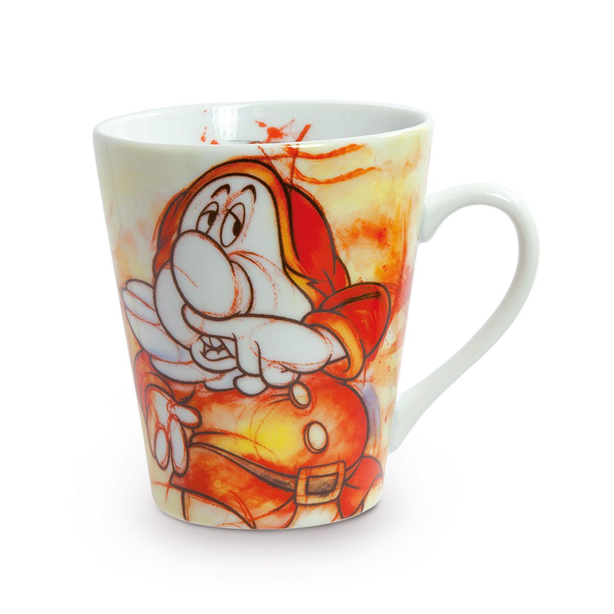 Disney 7 Zwerge Porzellantassen 4er-Set, 380 ml, in Geschenkverpackung