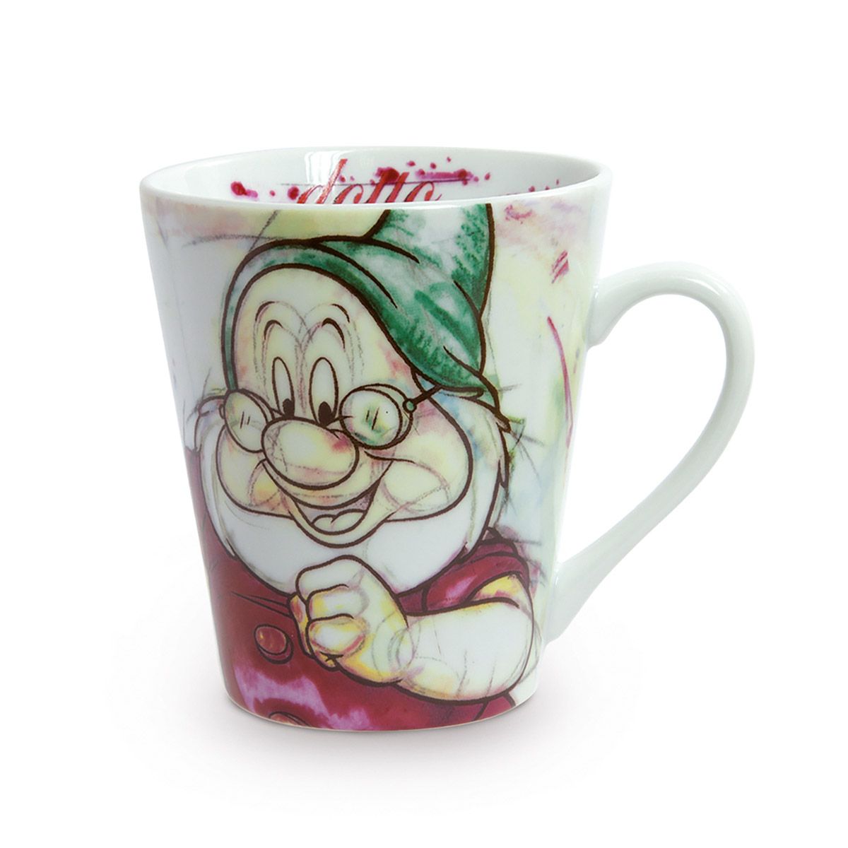 Disney 7 Zwerge Porzellantassen 4er-Set, 380 ml, in Geschenkverpackung